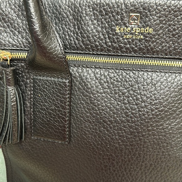KATE SPADE ♠️  NWOT Leather Tote/Satchel ♠️ - Picture 4 of 6